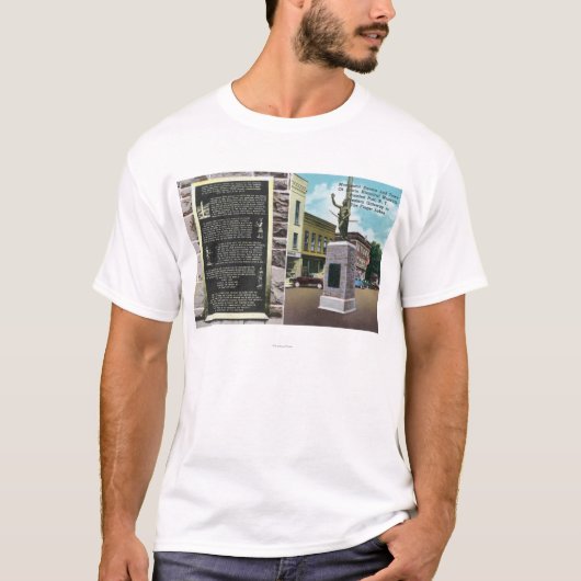 Monument-plein en historisch museum van Erwin T-shirt (Voorkant)