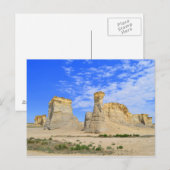 Monument Rocks in Kansas Briefkaart (Voorkant / Achterkant)