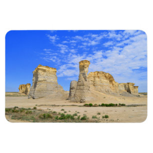 Monument Rocks in Kansas Magneet