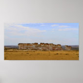 Monument Rocks in Westerne Kansas Poster (Voorkant)