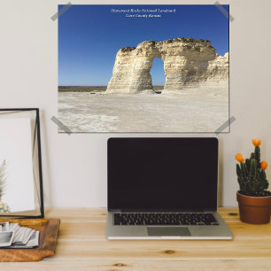 Monument Rocks Kansas Landschapsfotografie Perfect Poster