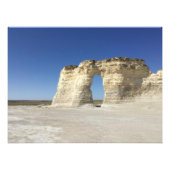 Monument Rocks Kansas Rotsformatie Foto Afdruk (Voorkant)