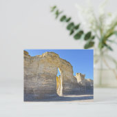 Monument Rocks Key Hole Arch, Kansas Briefkaart (Staand voorkant)