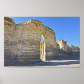 Monument Rocks Key Hole Arch, Kansas Poster (Voorkant)