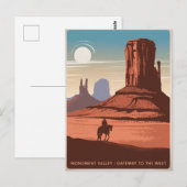 Monument Valley Arizona  Briefkaart (Voorkant / Achterkant)