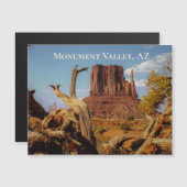 Monument Valley Arizona Mitten Magnet Card (Voorkant / Achterkant)