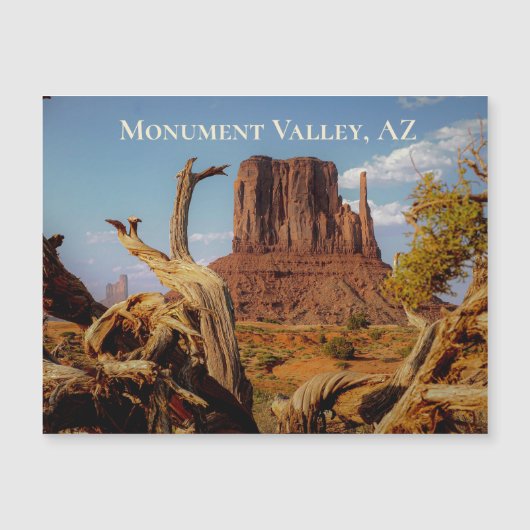 Monument Valley Arizona Mitten Magnet Card (Voorkant)