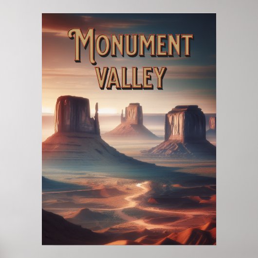 Monument Valley Arizona Poster (Voorkant)
