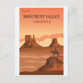 Monument Valley Arizona Travel Briefkaart