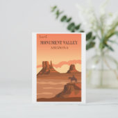  Monument Valley Arizona Travel Briefkaart (Staand voorkant)