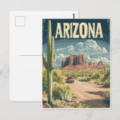 Monument Valley Arizona Travel Briefkaart (Voorkant / Achterkant)