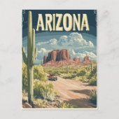  Monument Valley Arizona Travel Briefkaart (Voorkant)