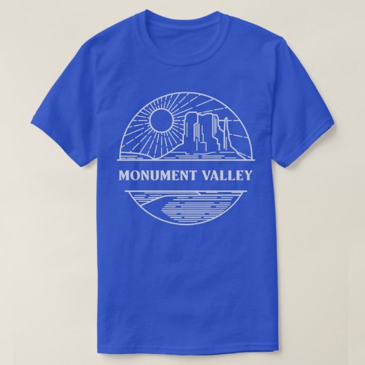 Monument Valley Arizona Utah Colorado Plateau Dese T-shirt (Design voorkant)