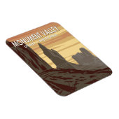 Monument Valley Arizona Utah Vintage Magneet (Rechterzijde)