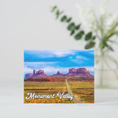 Monument Valley, Arizona, Verenigde Staten Briefkaart (Staand voorkant)