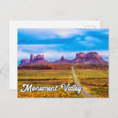 Monument Valley, Arizona, Verenigde Staten Briefkaart (Voorkant / Achterkant)