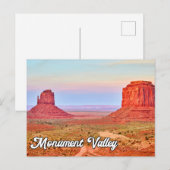 Monument Valley, Arizona, Verenigde Staten Briefkaart (Voorkant / Achterkant)