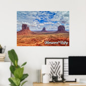 Monument Valley, Arizona, Verenigde Staten Poster (Thuiskantoor)