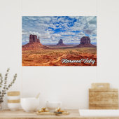 Monument Valley, Arizona, Verenigde Staten Poster (Keuken)