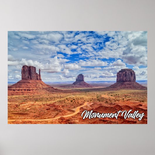 Monument Valley, Arizona, Verenigde Staten Poster (Voorkant)