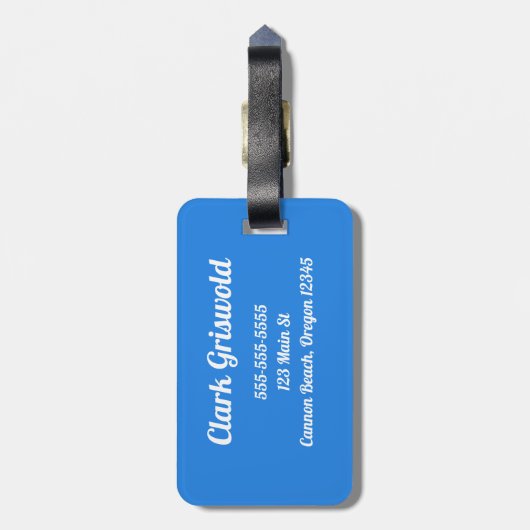 Monument Valley Bagagelabel (Achterkant verticaal)