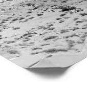 Monument Valley Black en White Panoramic Poster (Hoek)