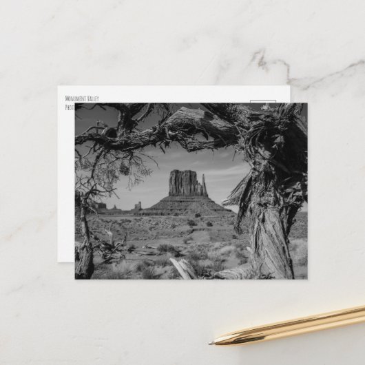 Monument Valley Briefkaart (Voorkant / Achterkant in situ)
