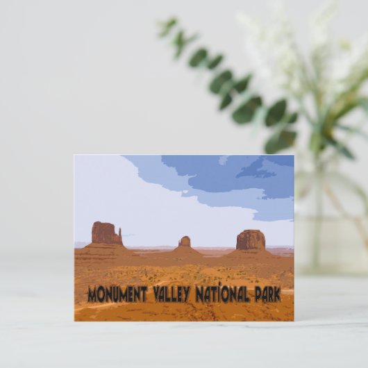 Monument Valley Briefkaart (Staand voorkant)