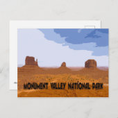 Monument Valley Briefkaart (Voorkant / Achterkant)