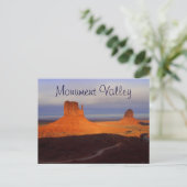 Monument Valley Briefkaart (Staand voorkant)