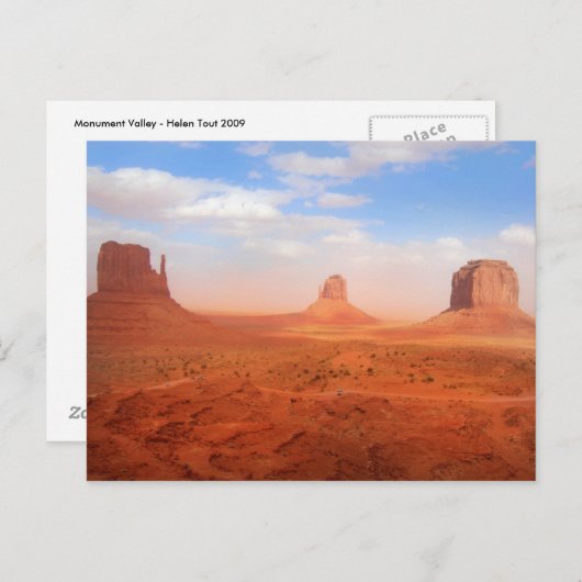 Monument Valley Briefkaart (Voorkant / Achterkant)