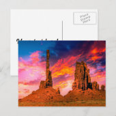 Monument Valley Briefkaart (Voorkant / Achterkant)