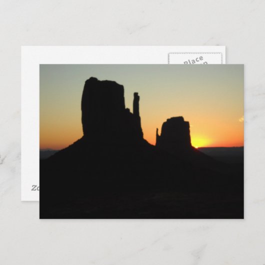 Monument Valley Briefkaart (Voorkant / Achterkant)