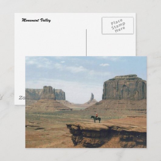 Monument Valley Briefkaart (Voorkant / Achterkant)