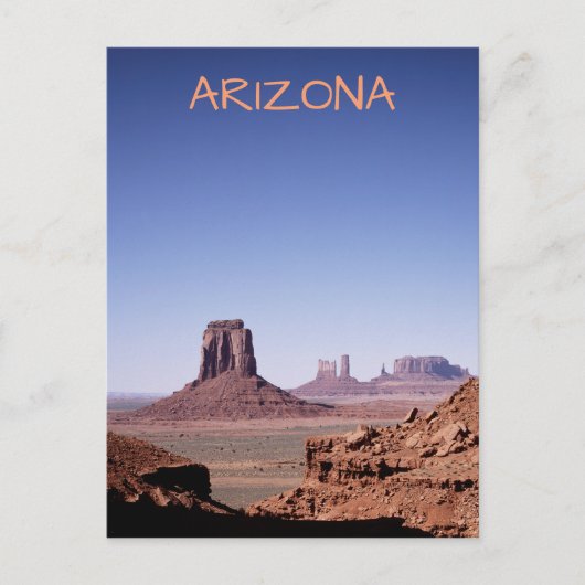 Monument Valley, Briefkaart Arizona (Voorkant)