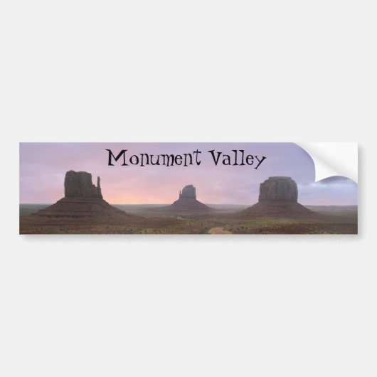 Monument Valley Bumpersticker (Voorkant)