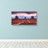 Monument Valley Canvas Afdruk (Insitu (Houten vloer))