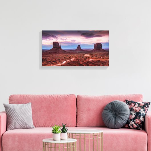 Monument Valley Canvas Afdruk (Insitu (Woonkamer))