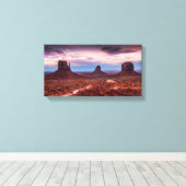 Monument Valley Canvas Afdruk (Insitu (Houten vloer))