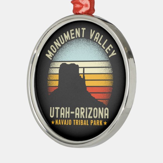 Monument Valley Classic Utah View Metalen Ornament (Links)