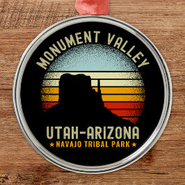 Monument Valley Classic Utah View Metalen Ornament