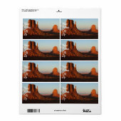 Monument valley, Colorado Etiket (Full Sheet)