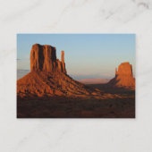 Monument valley, Colorado Visitekaartje (Achterkant)