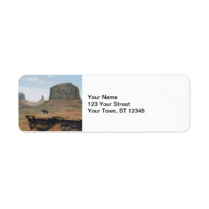 Monument Valley Cowboy Etiket