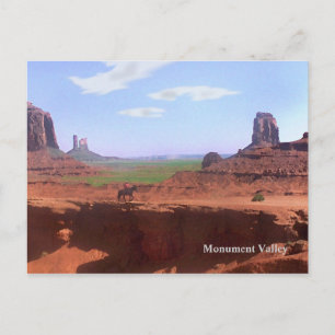 Monument Valley Cowboy Souvenir Briefkaart