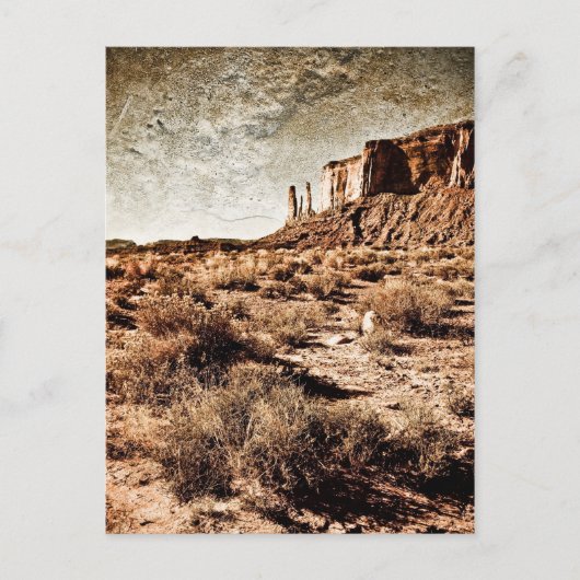 Monument Valley - de drie zussen Briefkaart (Voorkant)