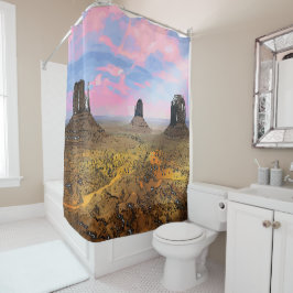 Monument Valley. Douchegordijn