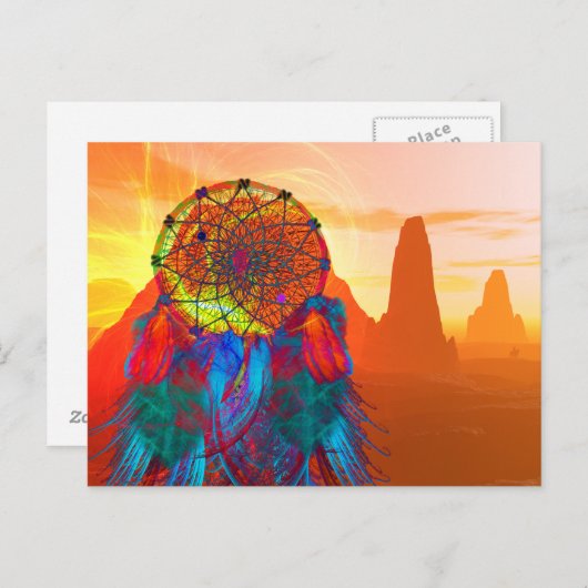 Monument Valley Dream Catcher Briefkaart (Voorkant / Achterkant)