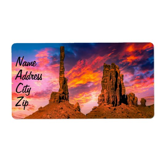 Monument Valley Etiket (Voorkant)