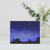 Monument Valley Glow in Dark Wall Mural Briefkaart (Staand voorkant)